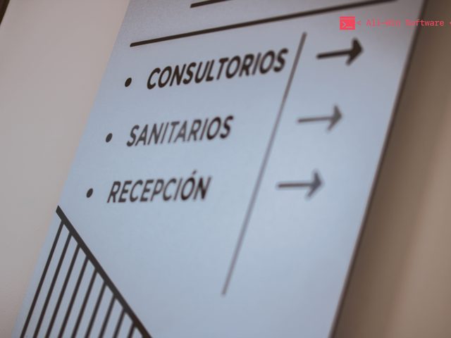 Señalética: consultorios, sanitarios, recepción